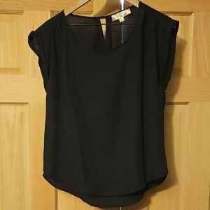 Hippie Rose Black Women's Blouse